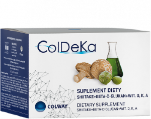 ColDeKa - shiitake, vitamín K,D,A, beta-D-glukan